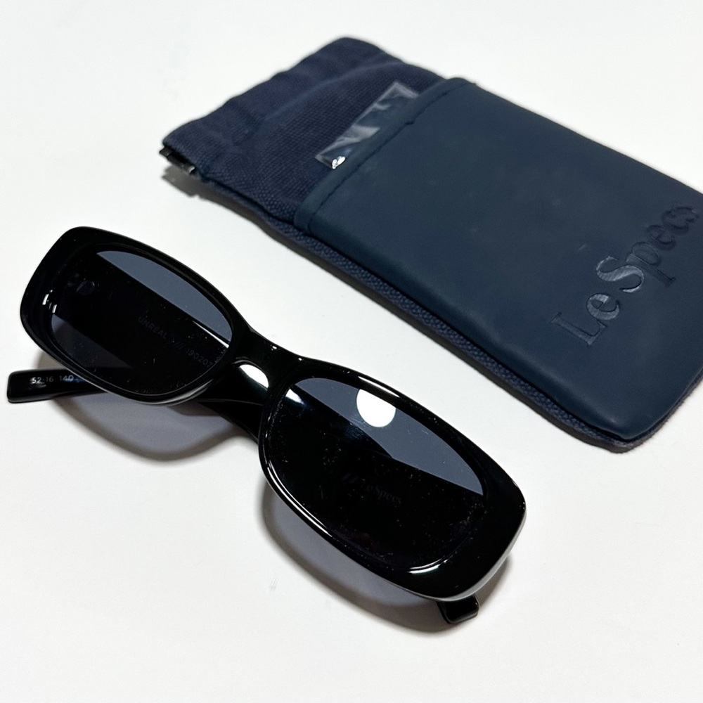 Le Specs Unreal! Black Sunglasses